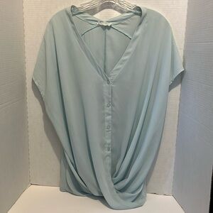 lush teal blouse sku:D8